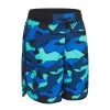 SHORT DE BAIN 500 BLEU CAMO -Équipement De Surf short de bain 500 bleu camo