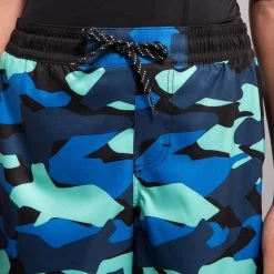 SHORT DE BAIN 500 BLEU CAMO 13 SHORT DE BAIN 500 BLEU CAMO -Équipement De Surf short de bain 500 bleu camo 2
