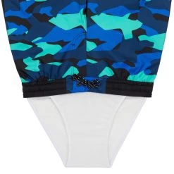 SHORT DE BAIN 500 BLEU CAMO 16 SHORT DE BAIN 500 BLEU CAMO -Équipement De Surf short de bain 500 bleu camo 5