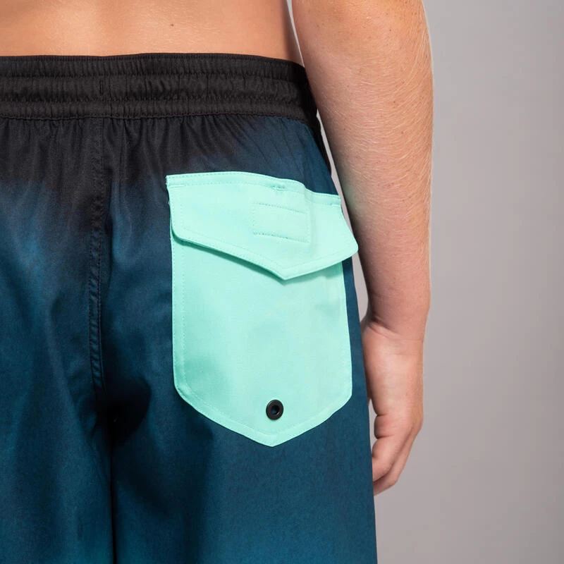 SHORT DE BAIN 500 BLEU NOIR 6 SHORT DE BAIN 500 BLEU NOIR – Image 4