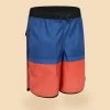 SHORT DE BAIN 500 BLEU ROUGE 1 SHORT DE BAIN 500 BLEU ROUGE -Équipement De Surf short de bain 500 bleu rouge