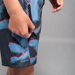 Short De Bain 550 Violet -Équipement De Surf short de bain 550 violet 5