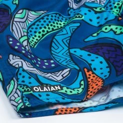 Short De Bain Garçon - 100 Banana Bleu -Équipement De Surf short de bain garcon 100 banana bleu 3