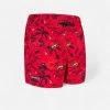 Short De Bain Garçon - 100 Happysurf Rouge -Équipement De Surf short de bain garcon 100 happysurf rouge