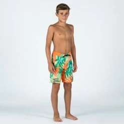 Short De Bain Garçon - 550 Canopy Orange 11 Short De Bain Garçon - 550 Canopy Orange -Équipement De Surf short de bain garcon 550 canopy orange 4