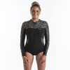Shorty Culotte Manches Longues Front Zip LEO -Équipement De Surf shorty culotte manches longues front zip leo