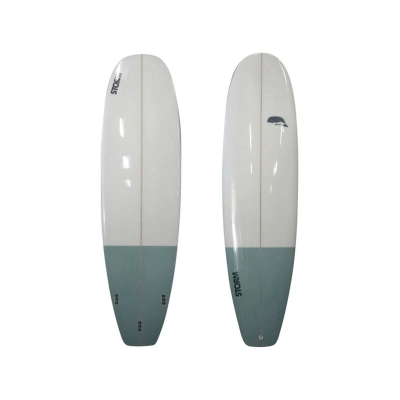 STORM Surfboard - Mini Malibu - 7'2 - Beluga D10 3 STORM Surfboard - Mini Malibu - 7'2 - Beluga D10