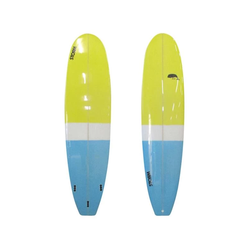 STORM Surfboard - Mini Malibu - 7'6 - Beluga Design 3 STORM Surfboard - Mini Malibu - 7'6 - Beluga Design