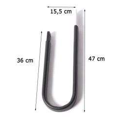 Support Mural - Rack Metal Pour Shortboard