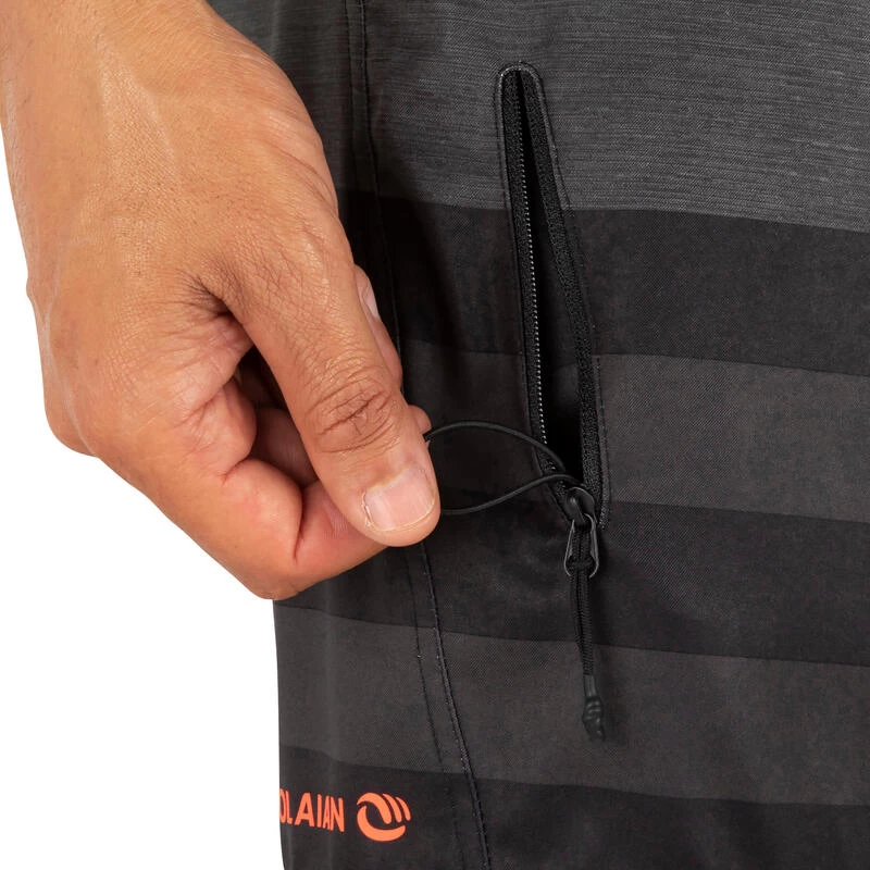 Surf Boardshort Court 500 Summer Black 7 Surf Boardshort Court 500 Summer Black – Image 5