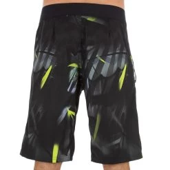 Surf Boardshort Long 500 Jungle Grey -Équipement De Surf surf boardshort long 500 jungle grey 2