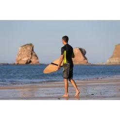 Surf Boardshort Long 500 Jungle Grey -Équipement De Surf surf boardshort long 500 jungle grey 5