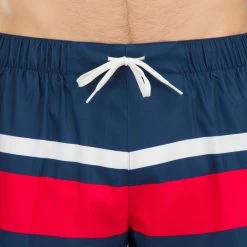 Surf Boardshort Standard 100POPSTRP BLUE 14 Surf Boardshort Standard 100POPSTRP BLUE -Équipement De Surf surf boardshort standard 100popstrp blue 5