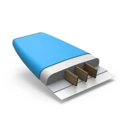 SURF MOUSSE 100 8'2" Livrée Avec Un Leash Et 3 Ailerons. 14 SURF MOUSSE 100 8'2" Livrée Avec Un Leash Et 3 Ailerons. -Équipement De Surf surf mousse 100 82 livree avec un leash et 3 ailerons 2