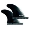 SURF SYSTEM Quad Rear Fins GX - Set De 2 Dérives - Futures - Black -Équipement De Surf surf system quad rear fins gx set de 2 derives futures black