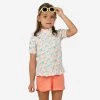 T-shirt Anti UV Bébé Manches Courtes Imprimé Fleurs -Équipement De Surf t shirt anti uv bebe manches courtes imprime fleurs
