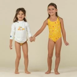 T-shirt Anti UV Bébé Manches Longues Imprimé Savane -Équipement De Surf t shirt anti uv bebe manches longues imprime savane 3