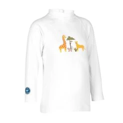 T-shirt Anti UV Bébé Manches Longues Imprimé Savane -Équipement De Surf t shirt anti uv bebe manches longues imprime savane 5
