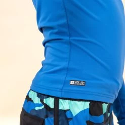 Tee Shirt Anti Uv Enfant Manches Longues Bleu -Équipement De Surf tee shirt anti uv enfant manches longues bleu 3