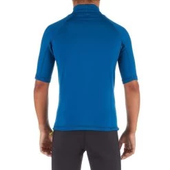 Tee Shirt Polaire Manches Courtes Enfant Bleu -Équipement De Surf tee shirt polaire manches courtes enfant bleu 1