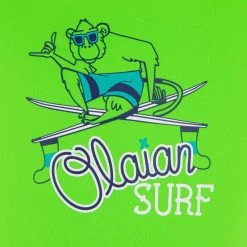 Water Tee Shirt Anti UV Surf Enfant Vert Imprimé -Équipement De Surf water tee shirt anti uv surf enfant vert imprime 2