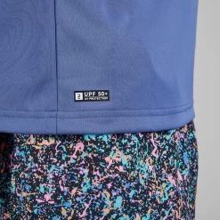 WATER TEE SHIRT Top Anti UV Surf Manches Longues Homme Blue -Équipement De Surf water tee shirt top anti uv surf manches longues homme blue 2